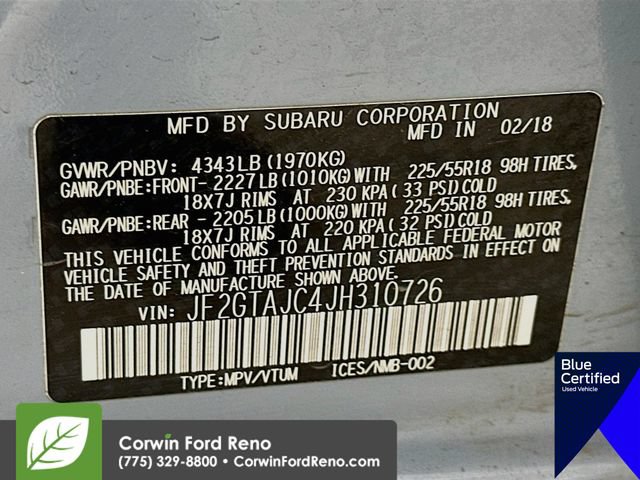 Used 2018 Subaru Crosstrek 2.0i Limited w/ Popular Package #2 AWD/4WD image 34