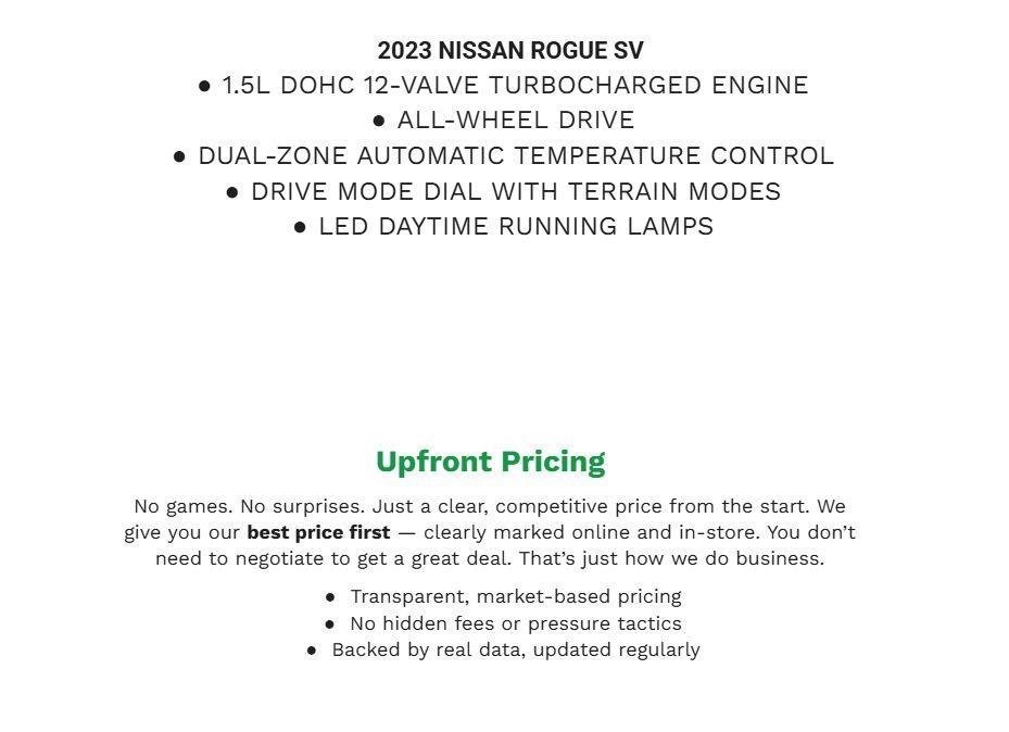 Used 2023 Nissan Rogue SV AWD/4WD image 26