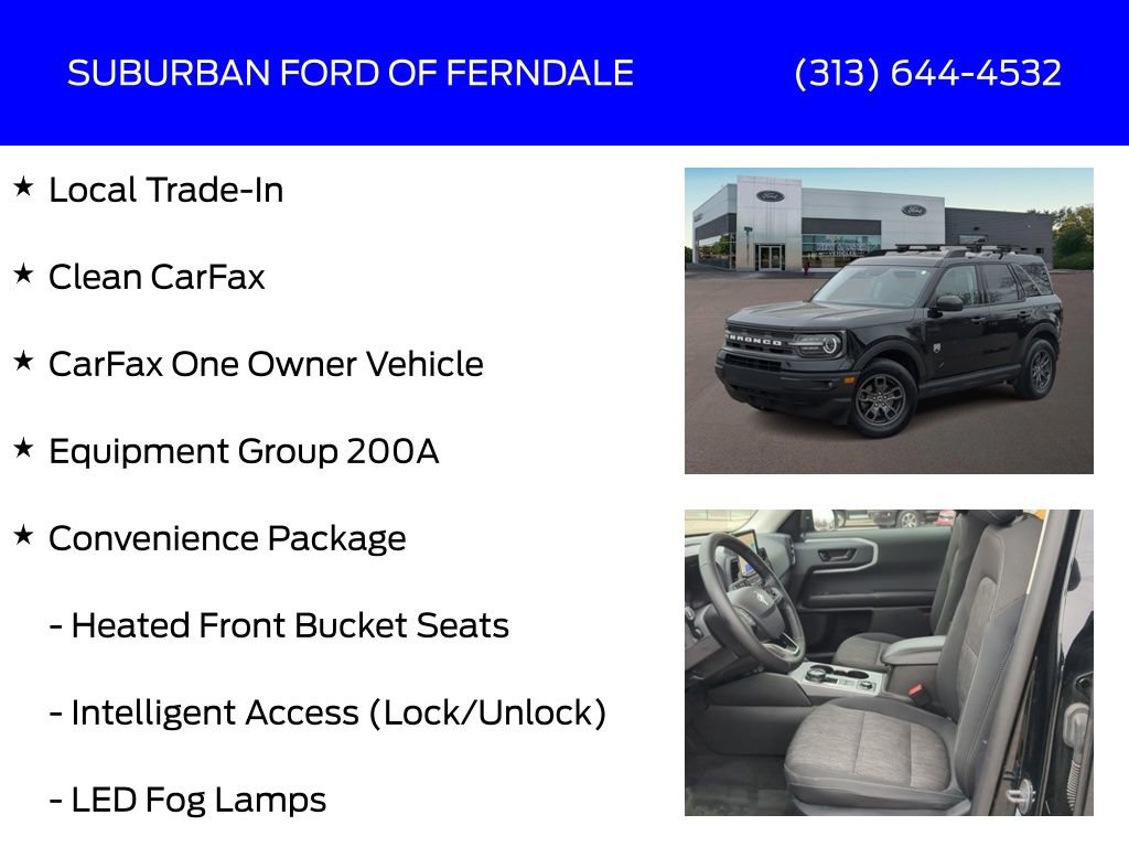 Certified 2023 Ford Bronco Sport Big Bend w/ Convenience Package image 4