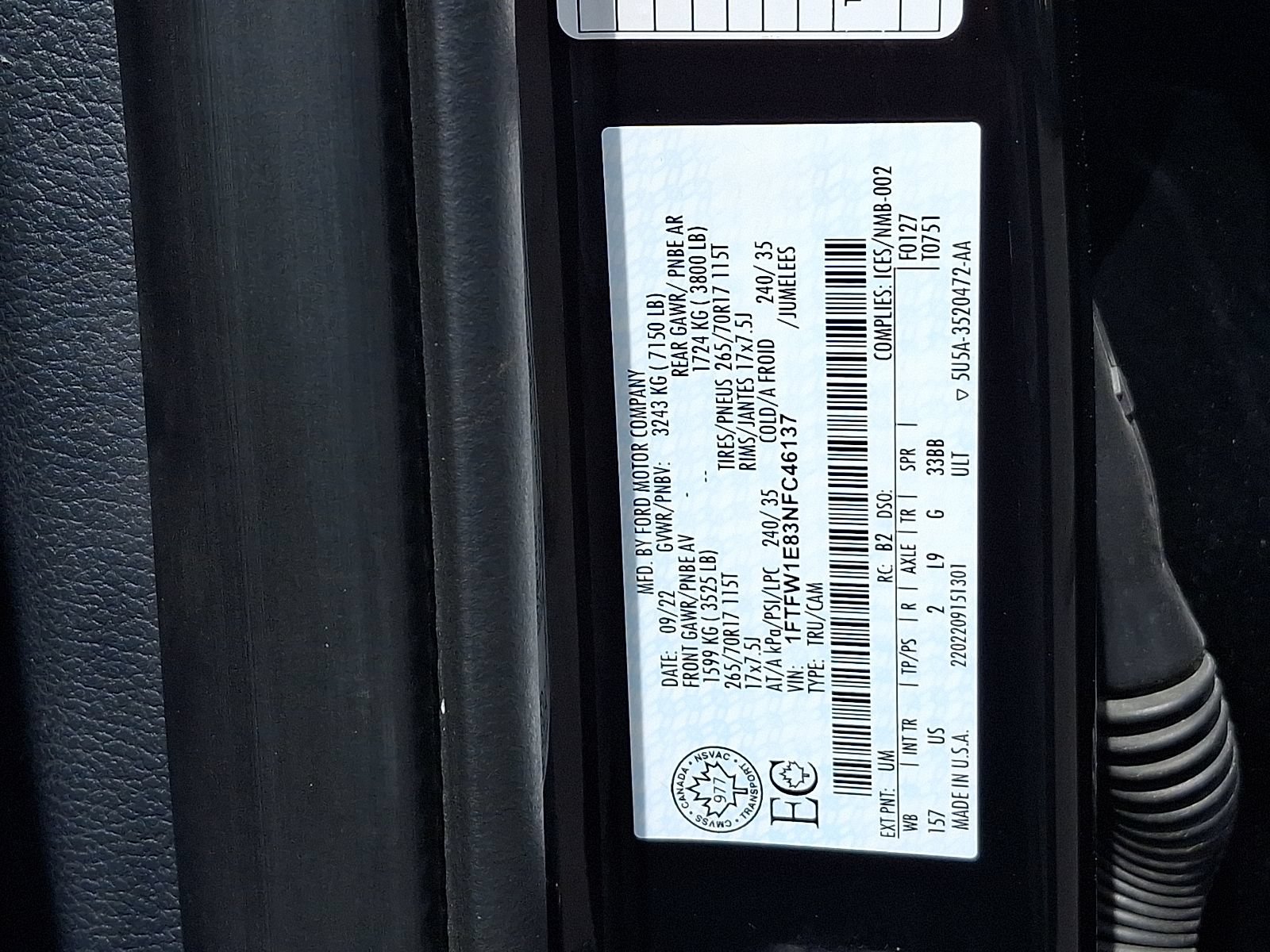 Certified 2022 Ford F150 XLT w/ Equipment Group 301A Mid AWD/4WD image 26