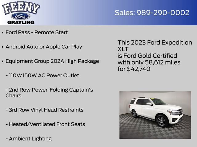 Certified 2023 Ford Expedition XLT image 12