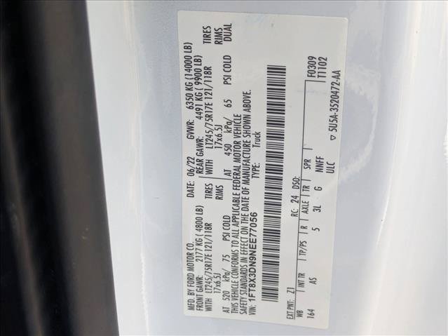 Certified 2022 Ford F350 XL w/ STX Appearance Package AWD/4WD image 15