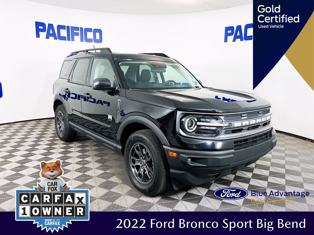 Certified 2022 Ford Bronco Sport Big Bend w/ Convenience Package AWD/4WD image 1