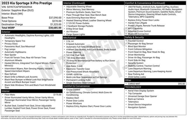 Used 2023 Kia Sportage X-Pro Prestige image 37