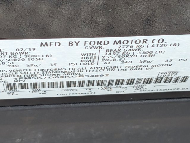 Certified 2019 Ford Explorer XLT w/ Equipment Group 202A FWD image 24