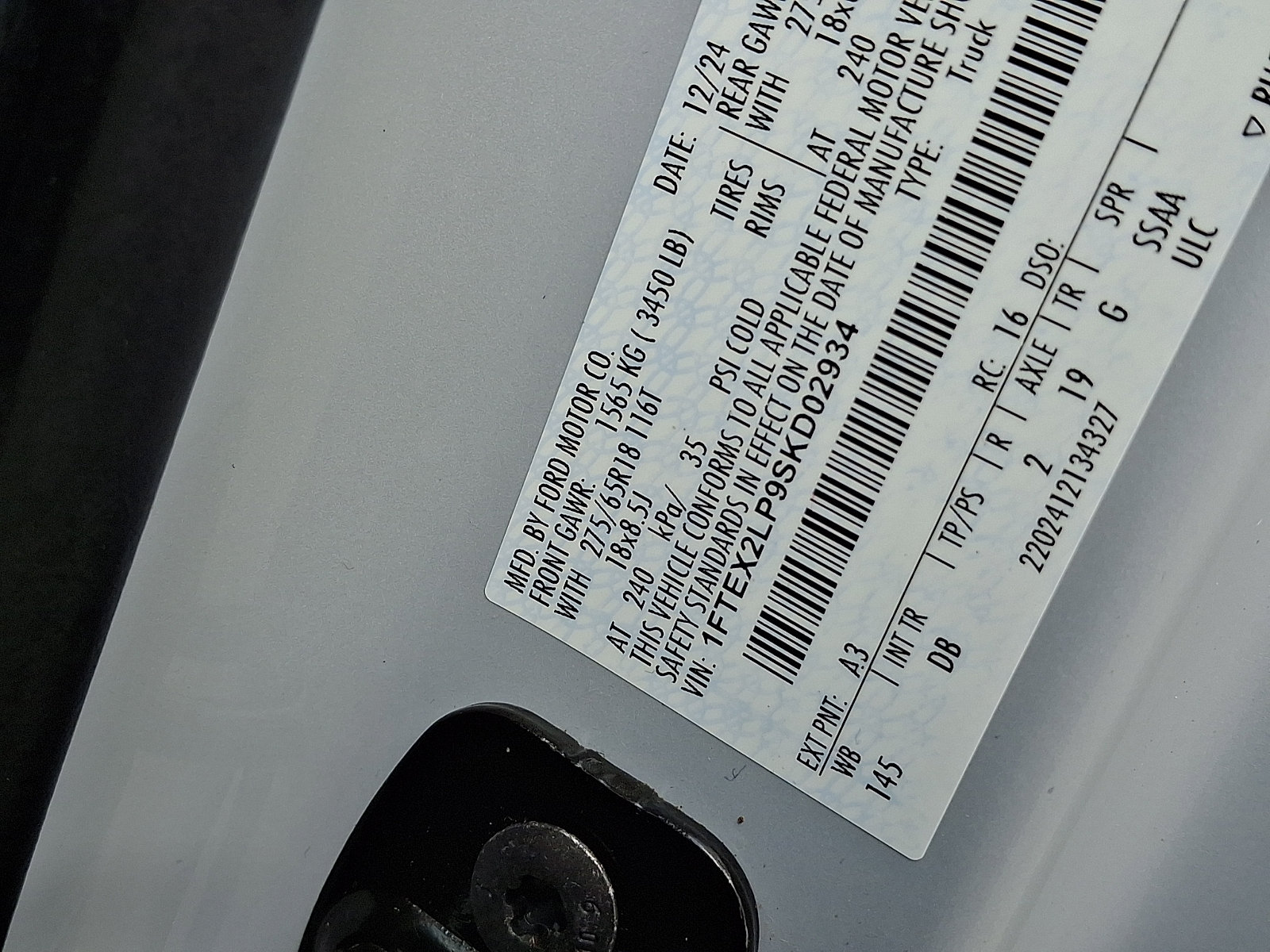 Certified 2025 Ford F150 STX AWD/4WD image 27