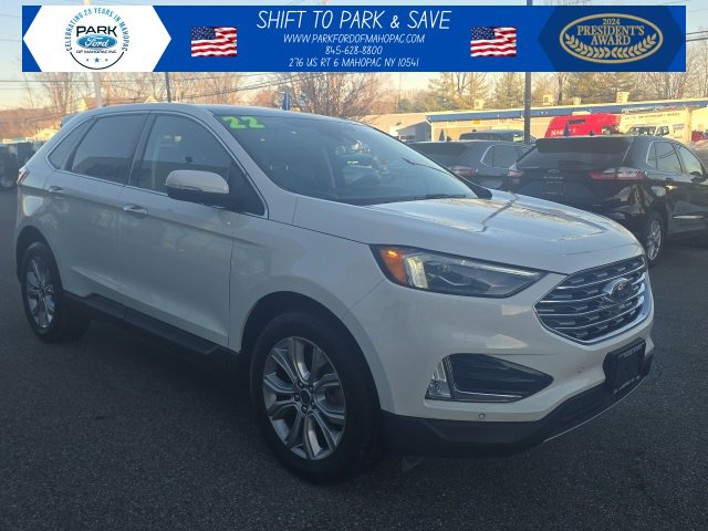 Certified 2022 Ford Edge Titanium w/ Equipment Group 301A image 1