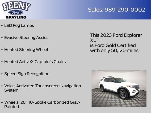 Certified 2023 Ford Explorer XLT w/ XLT Sport Appearance Package AWD/4WD image 24