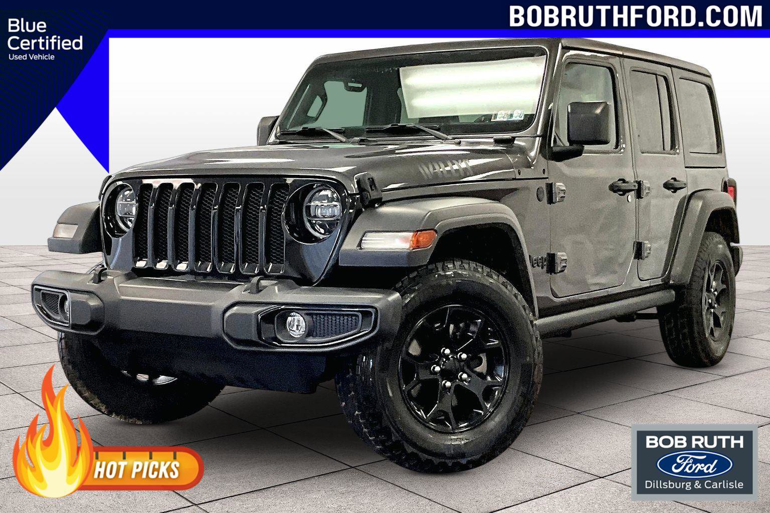 Used 2021 Jeep Wrangler Unlimited Willys
