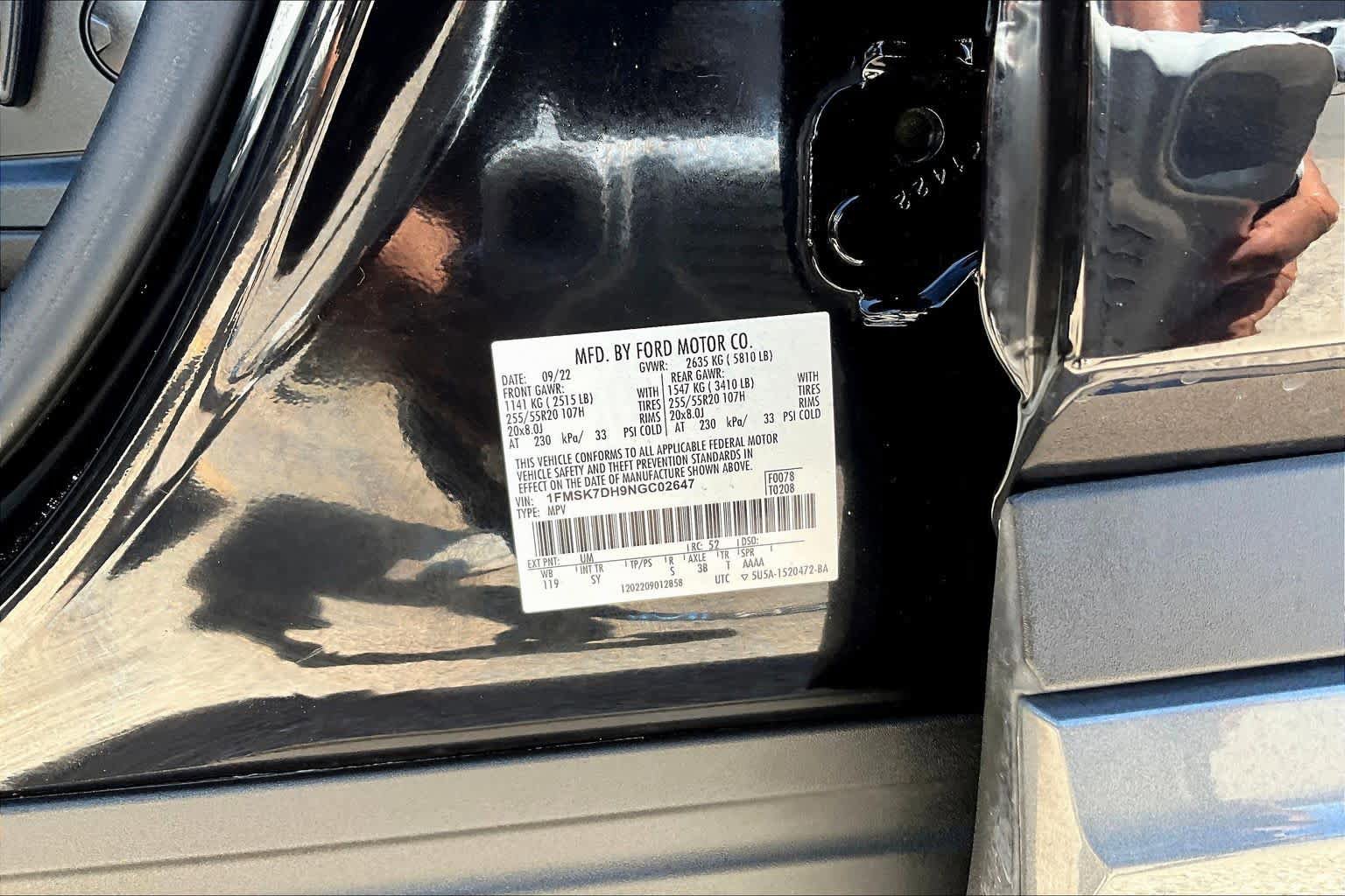 Certified 2022 Ford Explorer XLT w/ Equipment Group 202A RWD image 34