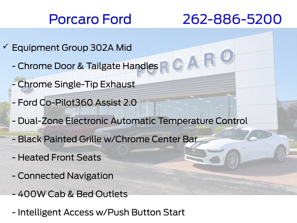 Certified 2025 Ford F150 XLT w/ Equipment Group 302A MID AWD/4WD image 13