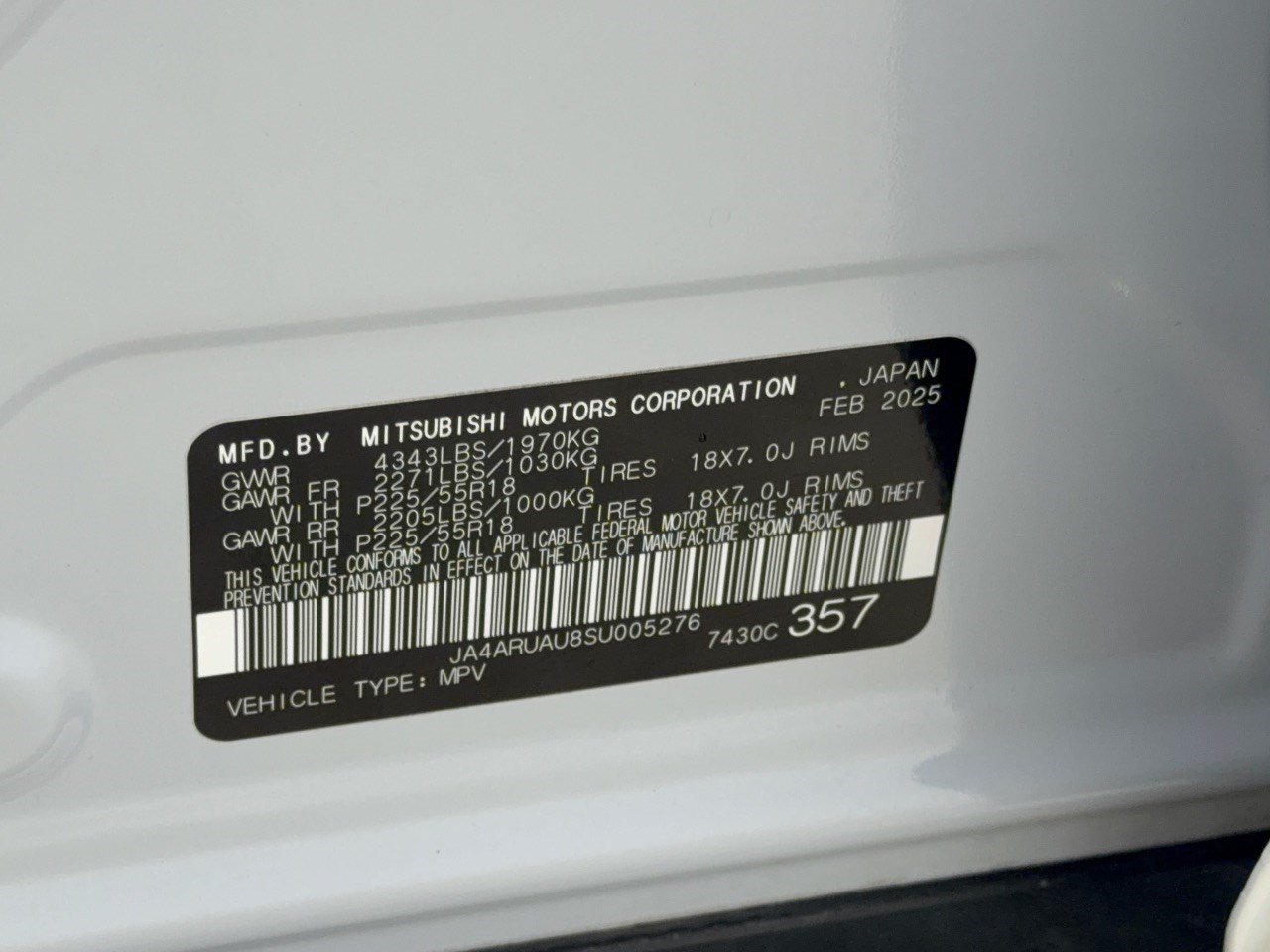 Used 2025 Mitsubishi Outlander Sport LE AWD/4WD image 31