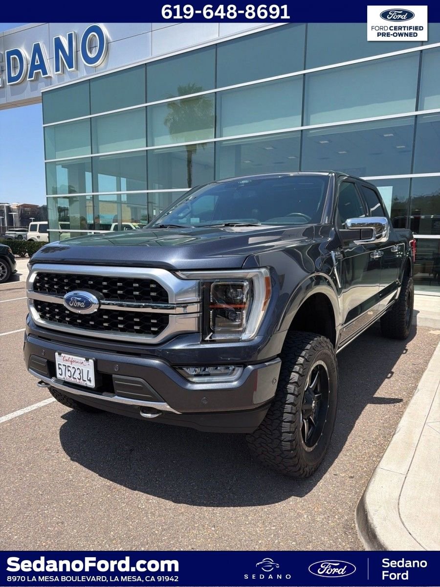 Certified 2022 Ford F150 Platinum w/ Equipment Group 701A High