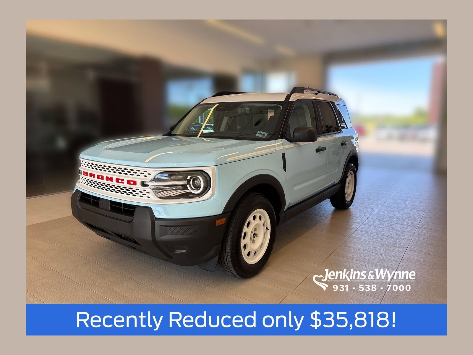 Certified 2025 Ford Bronco Sport Heritage AWD/4WD image 1