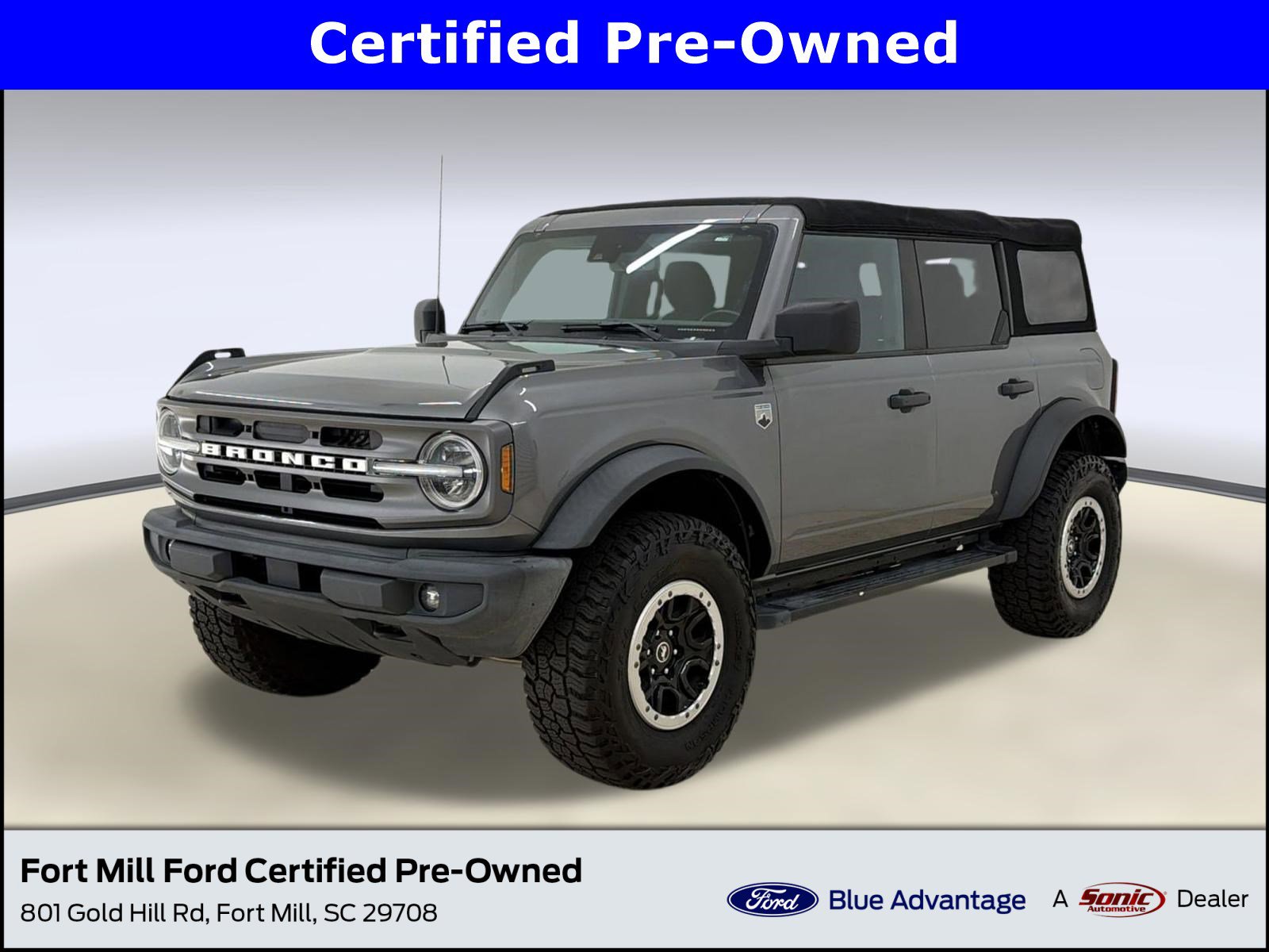 Certified 2022 Ford Bronco Big Bend w/ Sasquatch Package