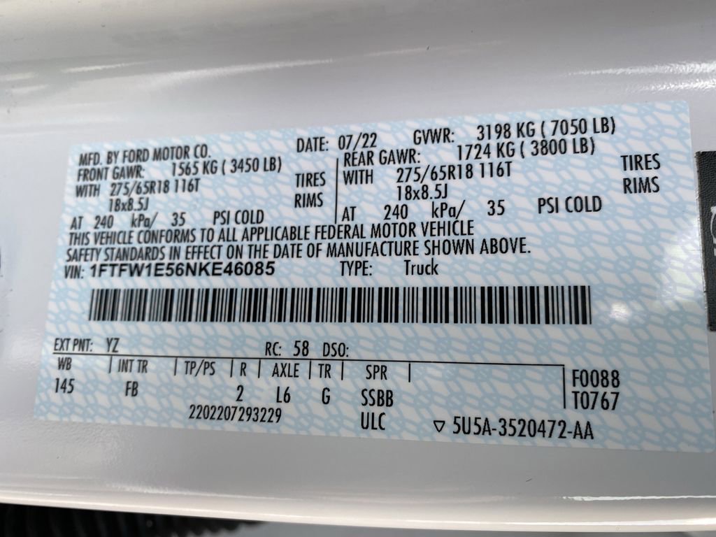 Certified 2022 Ford F150 XLT w/ Equipment Group 302A High image 51