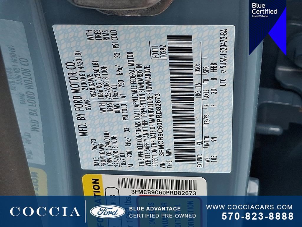 Certified 2023 Ford Bronco Sport Outer Banks w/ Tech Package AWD/4WD image 29