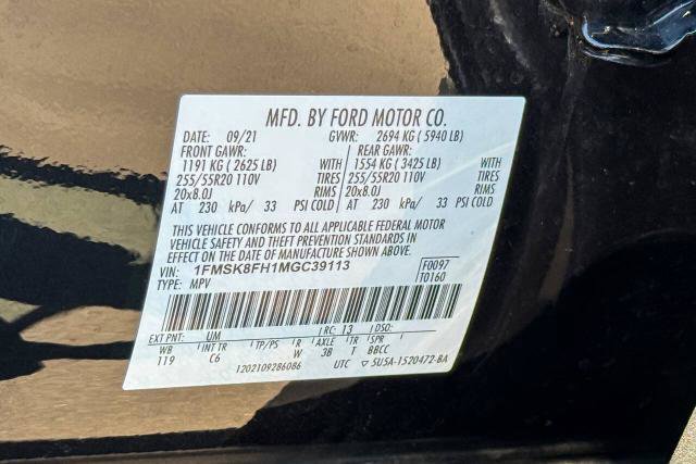 Certified 2021 Ford Explorer Limited w/ Equipment Group 301A image 18