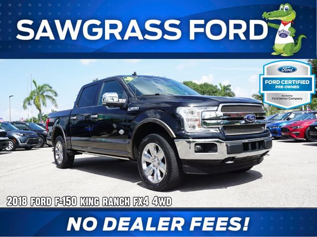 Certified 2018 Ford F150 King Ranch w/ Equipment Group 601A Luxury