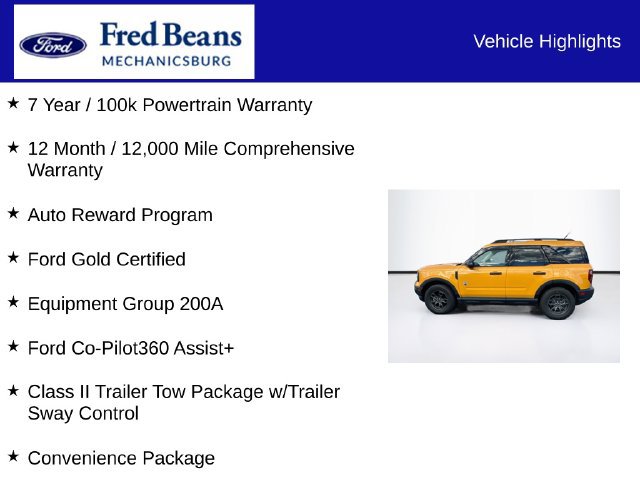 Certified 2022 Ford Bronco Sport Big Bend w/ Convenience Package AWD/4WD image 7