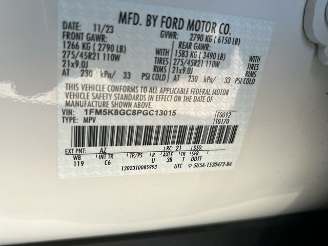 Certified 2023 Ford Explorer ST w/ Equipment Group 401A AWD/4WD image 41