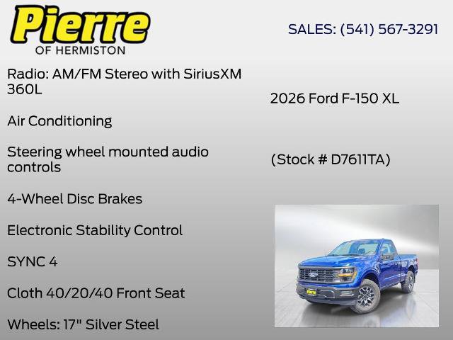 Certified 2026 Ford F150 XL AWD/4WD image 12
