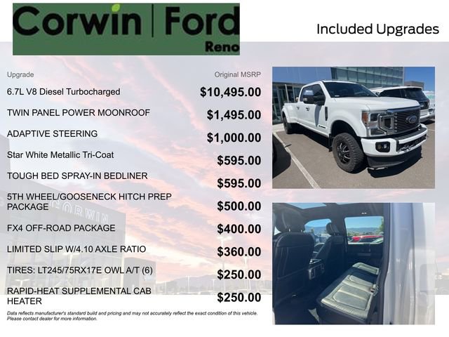Certified 2021 Ford F350 Platinum AWD/4WD image 8