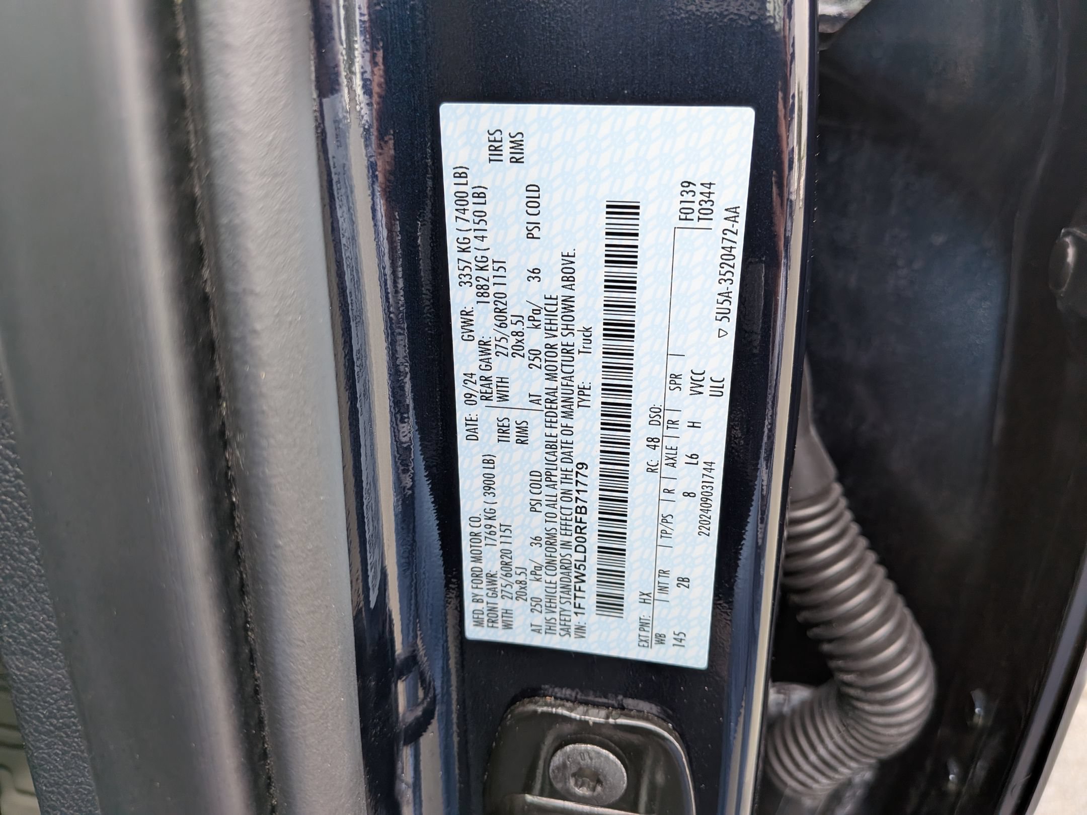 Certified 2024 Ford F150 Lariat w/ Equipment Group 502A High AWD/4WD image 39