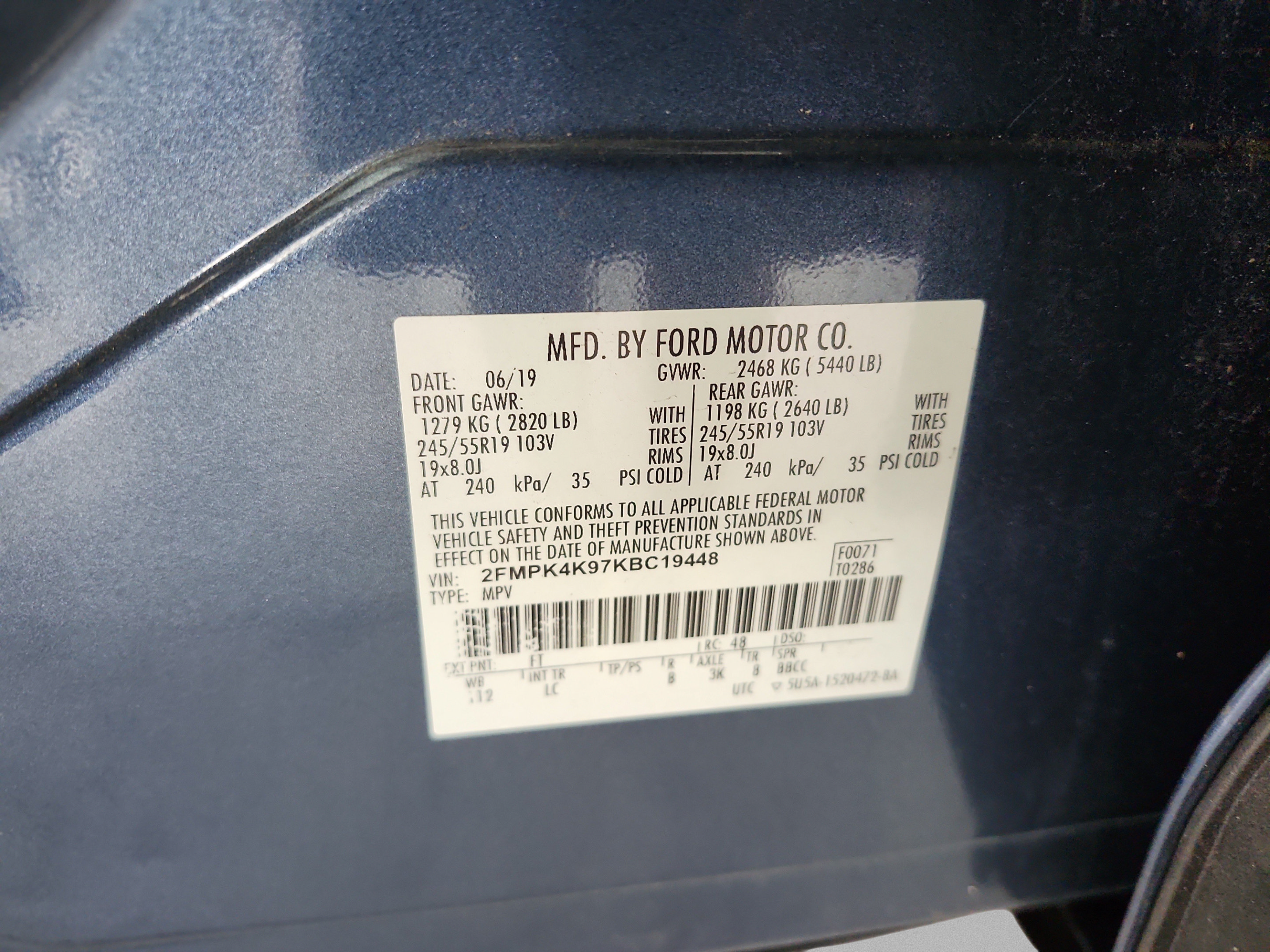 Certified 2019 Ford Edge Titanium w/ Cold Weather Package AWD/4WD image 23