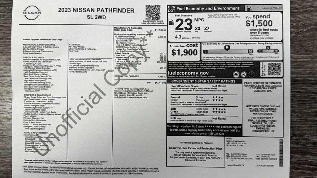 Used 2023 Nissan Pathfinder SL w/ SL Premium Package FWD image 32