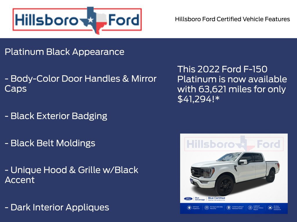 Certified 2022 Ford F150 Platinum w/ Equipment Group 701A High AWD/4WD image 9