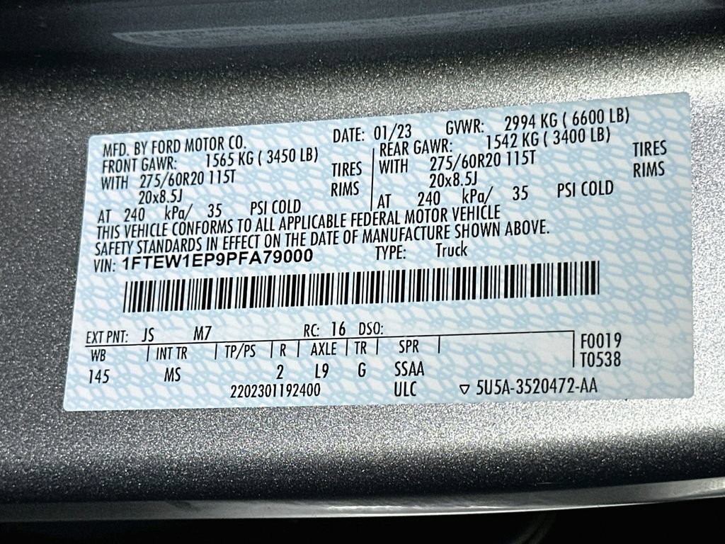 Certified 2023 Ford F150 XLT w/ Equipment Group 302A High AWD/4WD image 21