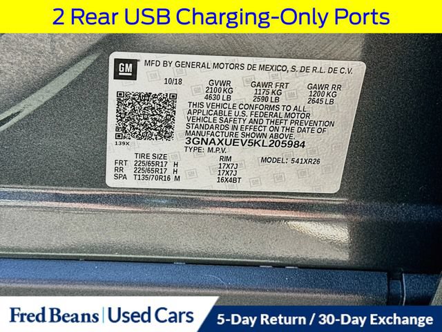 Used 2019 Chevrolet Equinox LT AWD/4WD image 37