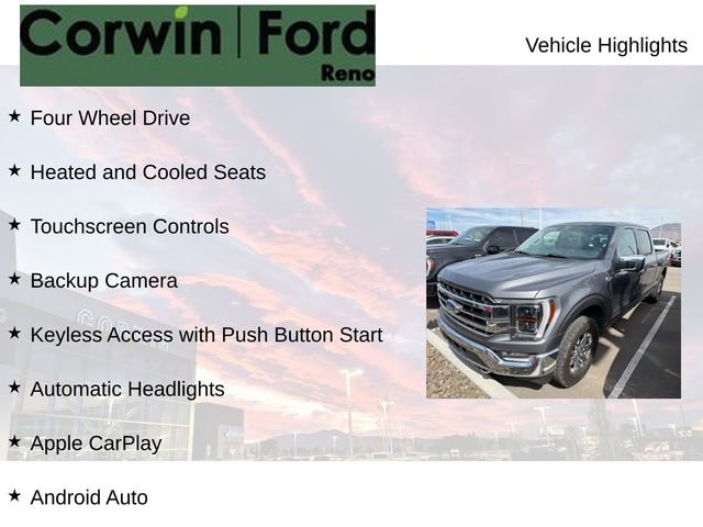 Certified 2021 Ford F150 Lariat w/ Equipment Group 502A High image 8