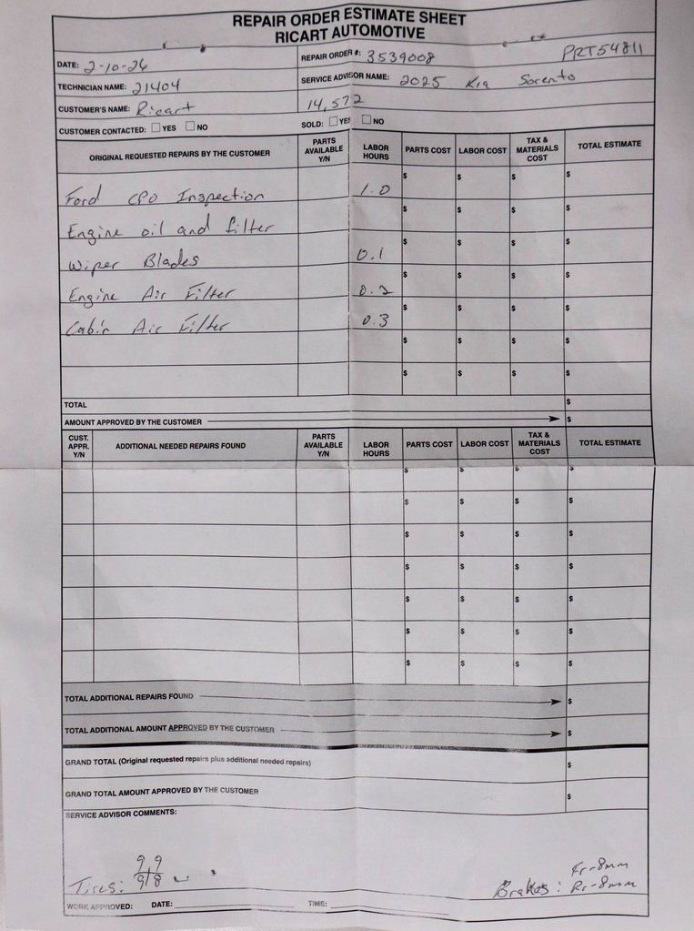 Used 2025 Kia Sorento EX image 13