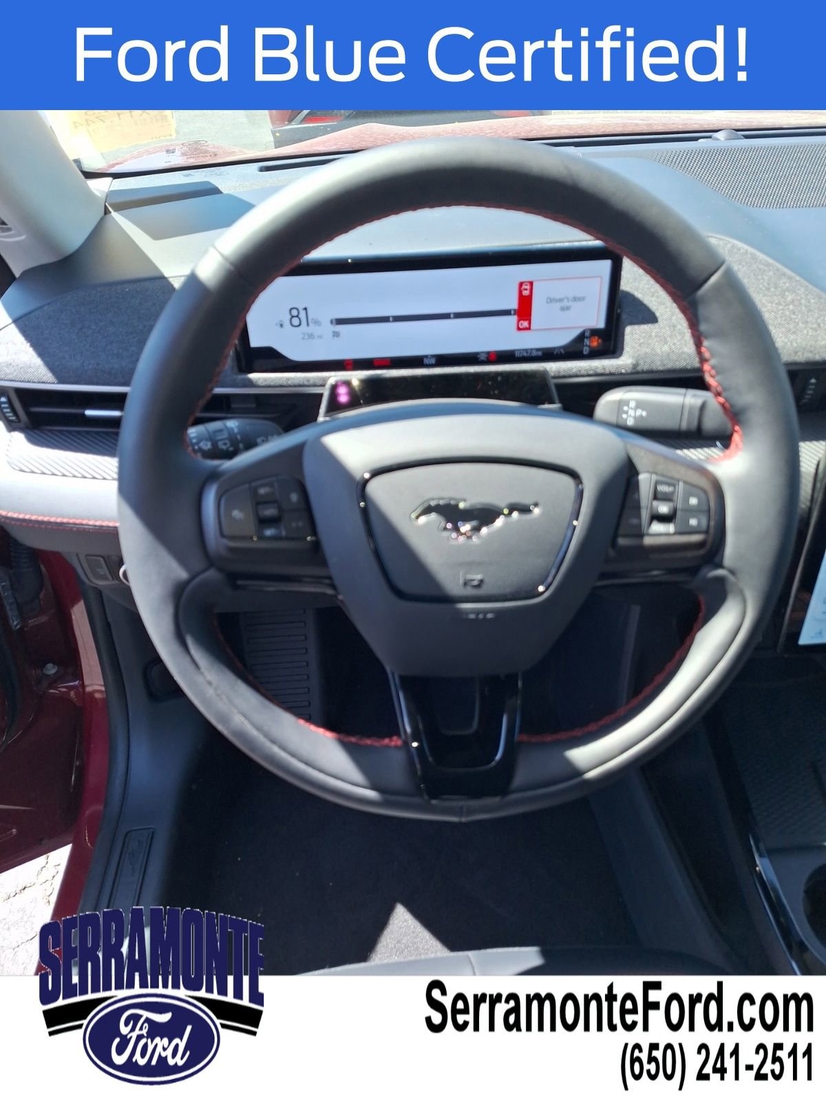 Certified 2025 Ford Mustang Mach-E Premium w/ Sport Appearance Package RWD image 12