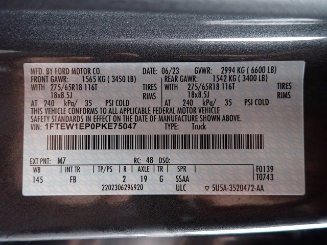 Certified 2023 Ford F150 XLT w/ Equipment Group 302A High image 23