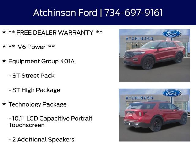 Certified 2023 Ford Explorer ST w/ Equipment Group 401A image 4