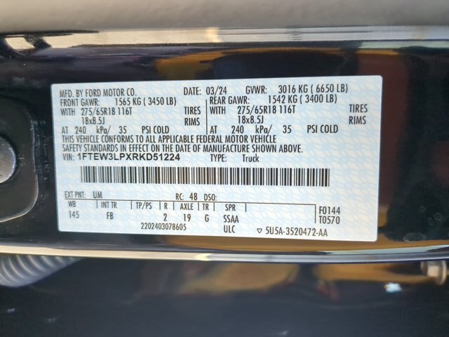 Certified 2024 Ford F150 XLT w/ Equipment Group 302A MID AWD/4WD image 39