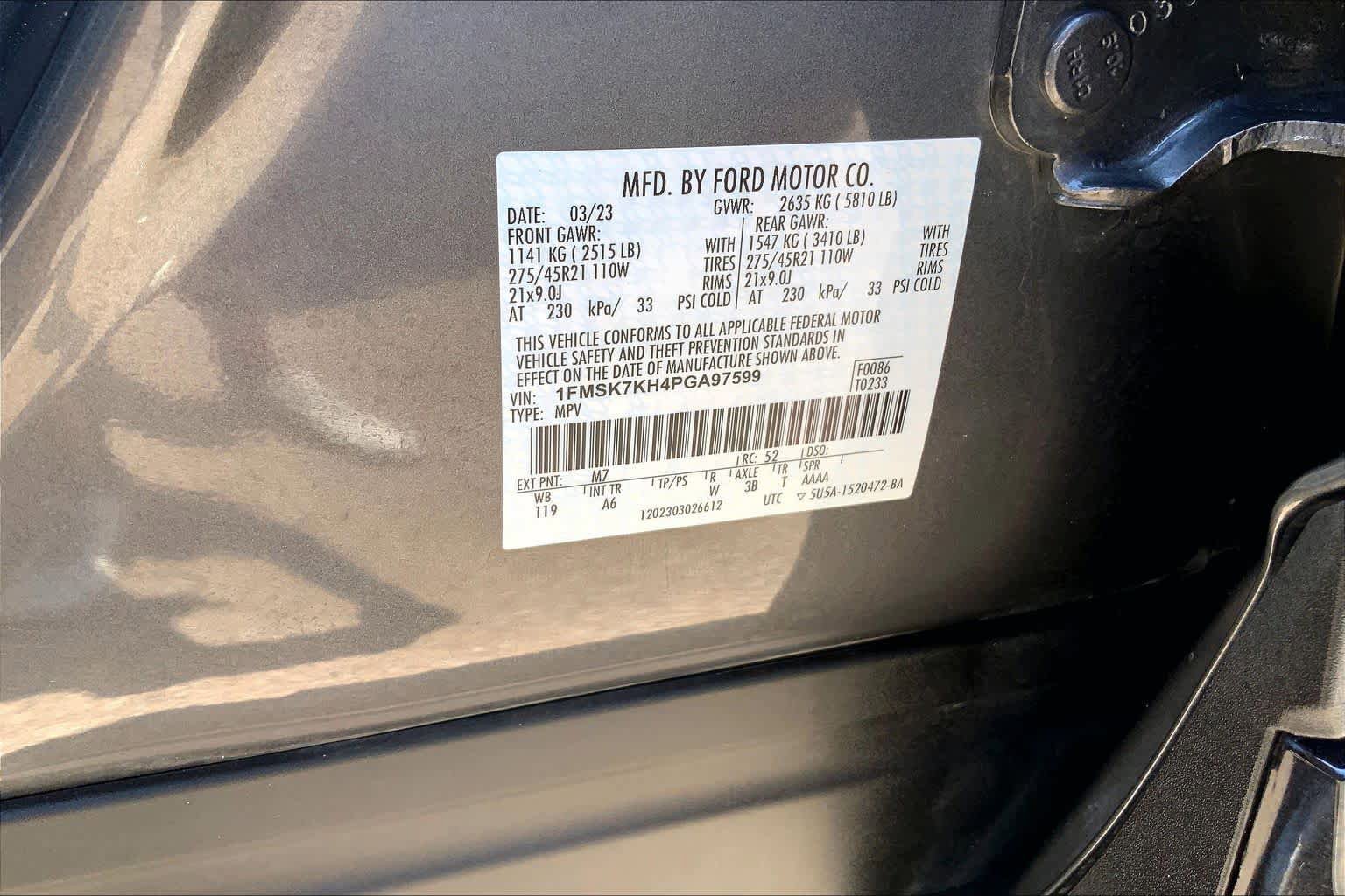 Certified 2023 Ford Explorer ST-Line w/ Class IV Trailer Tow Package RWD image 37