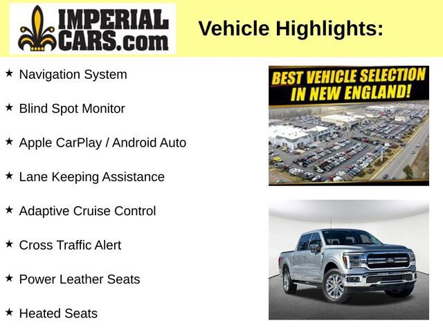 Certified 2025 Ford F150 Lariat w/ Equipment Group 501A Mid image 11