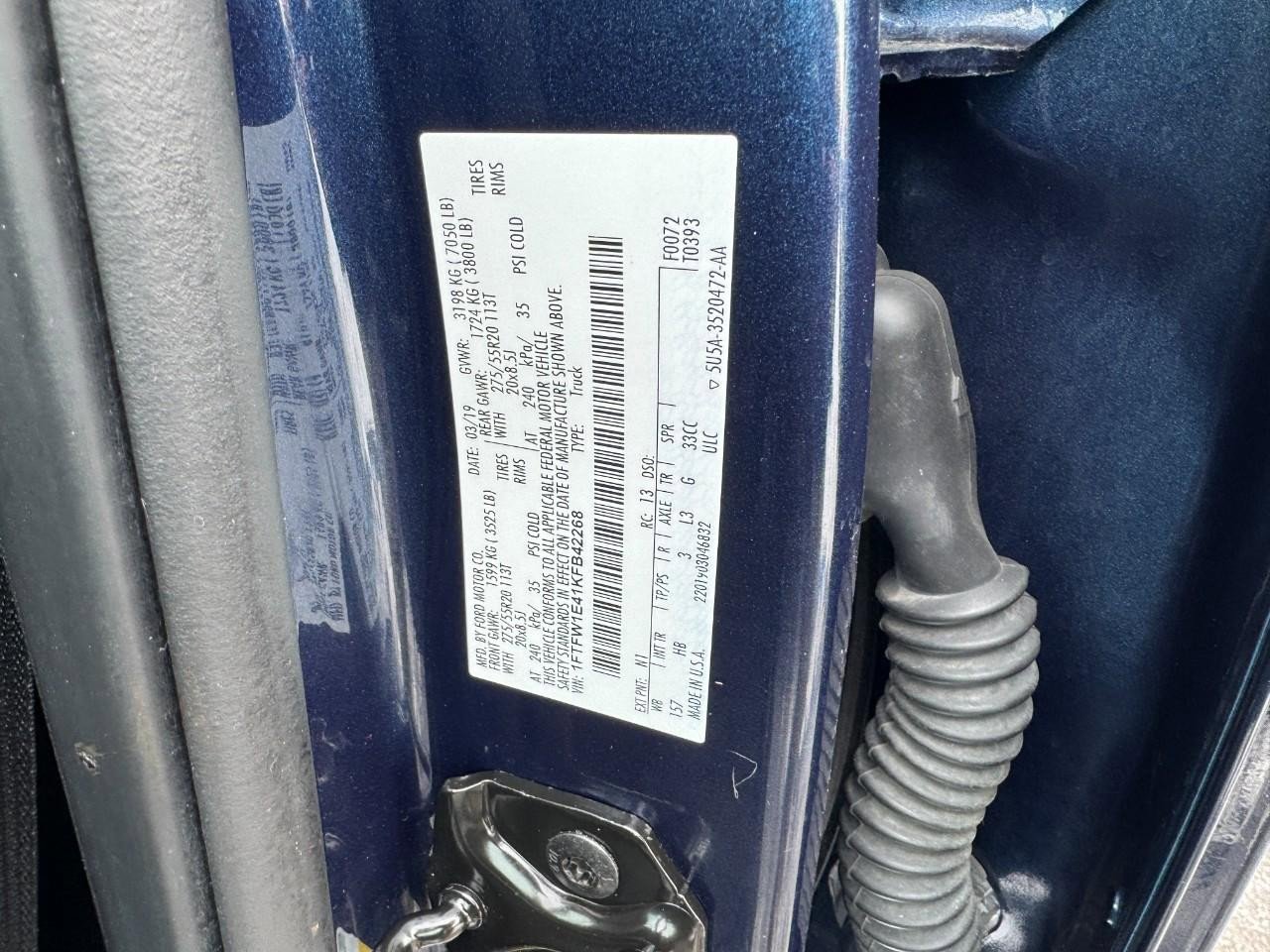 Certified 2019 Ford F150 Lariat w/ Equipment Group 502A Luxury image 24