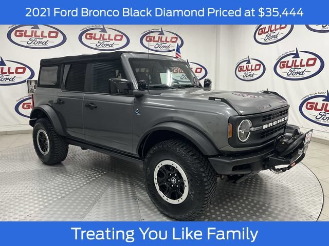 Certified 2021 Ford Bronco Black Diamond w/ Sasquatch Package AWD/4WD image 1