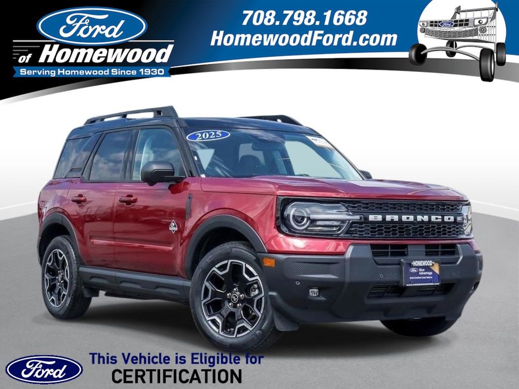 Certified 2025 Ford Bronco Sport Outer Banks w/ Outer Banks Tech Package+ AWD/4WD image 1