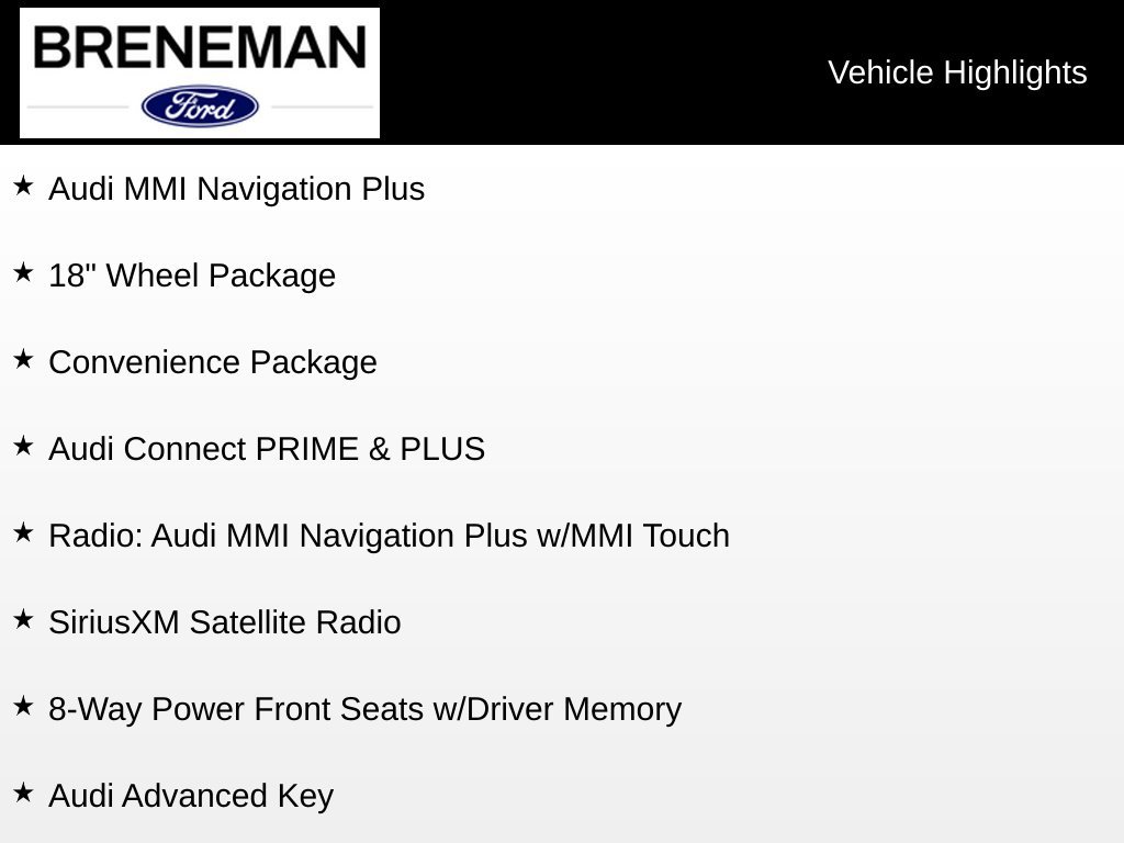 Used 2017 Audi A4 2.0T Premium w/ Audi MMI Navigation Plus AWD/4WD image 8
