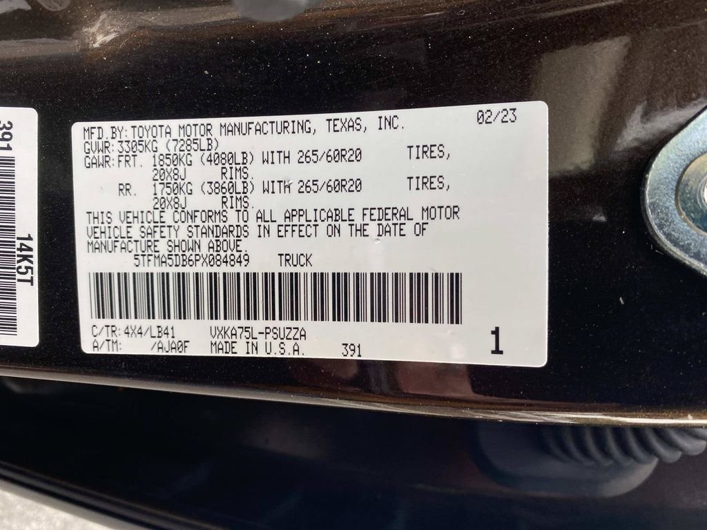 Used 2023 Toyota Tundra 1794 Edition AWD/4WD image 22