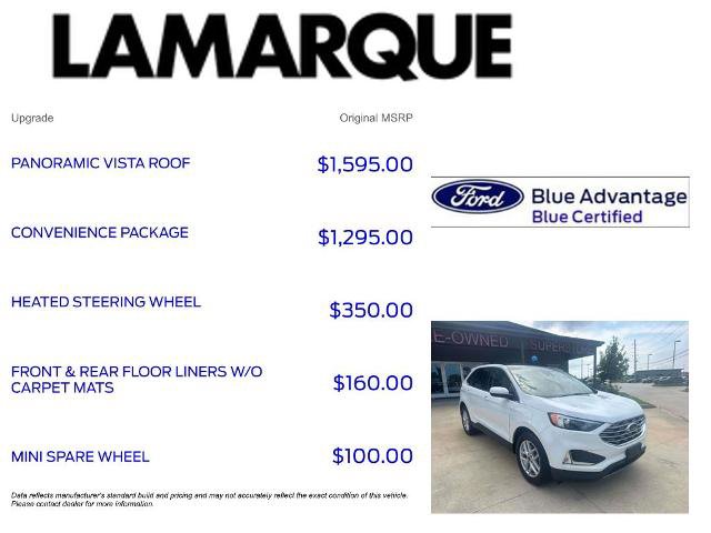 Certified 2022 Ford Edge SEL w/ Convenience Package AWD/4WD image 10