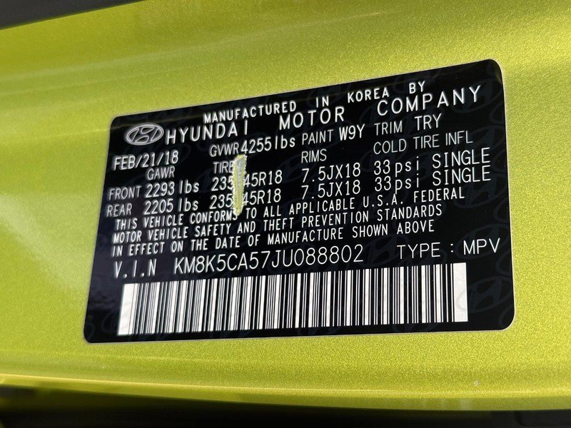 Used 2018 Hyundai Kona Ultimate AWD/4WD image 33