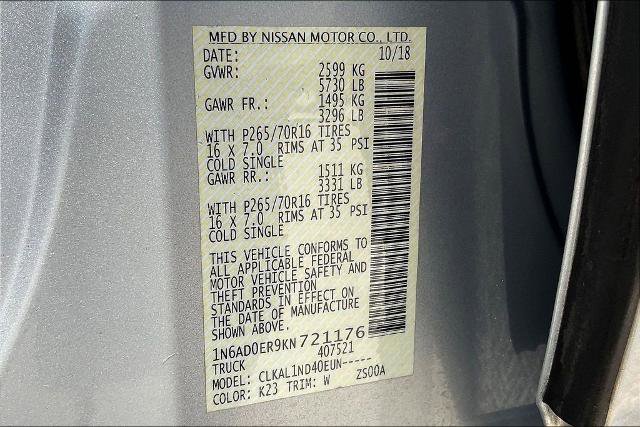 Used 2019 Nissan Frontier S RWD image 20