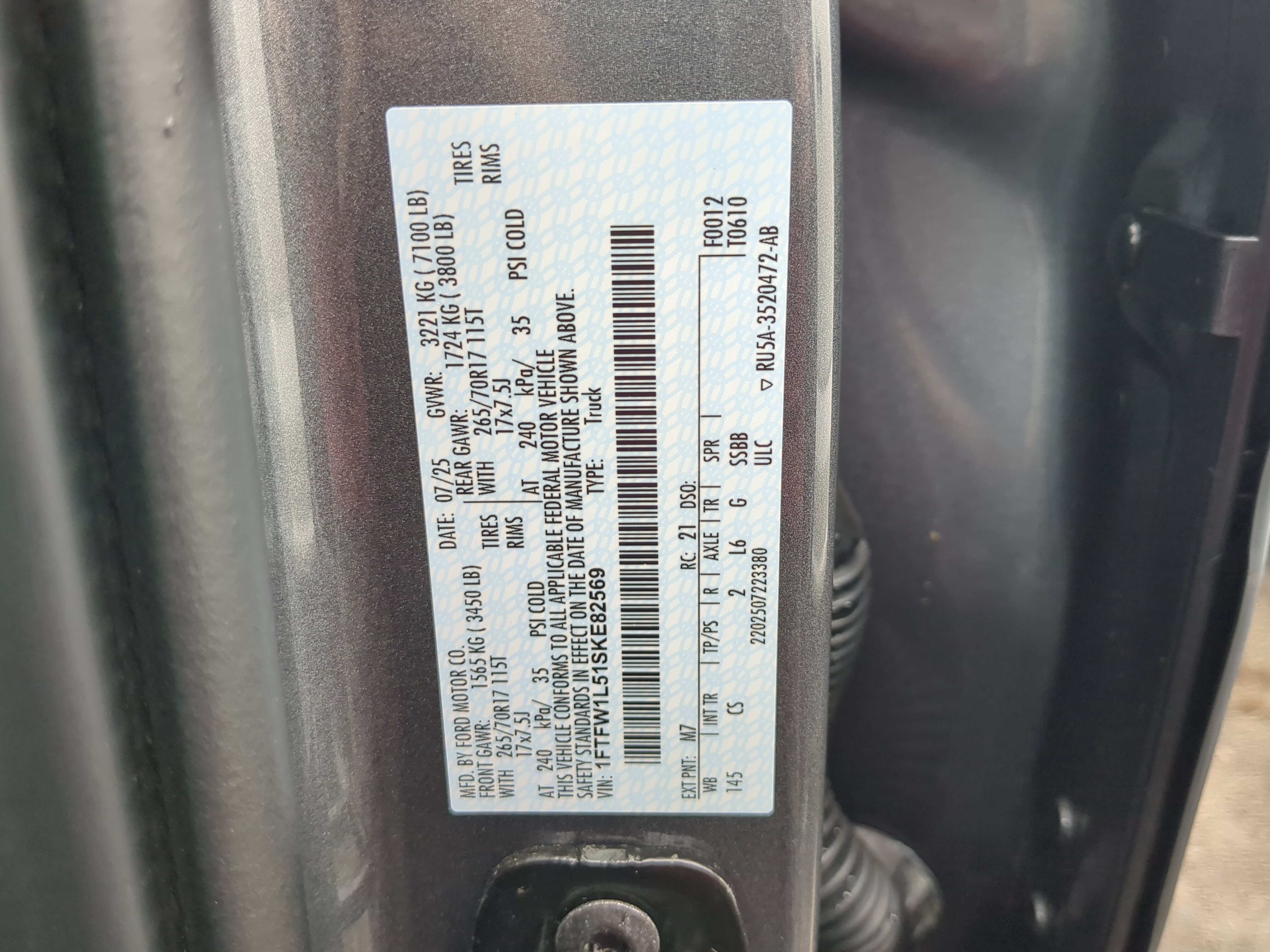 Certified 2025 Ford F150 XL w/ Equipment Group 103A High AWD/4WD image 26